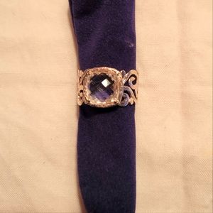 Clear Quartz Sterling Silver Ring